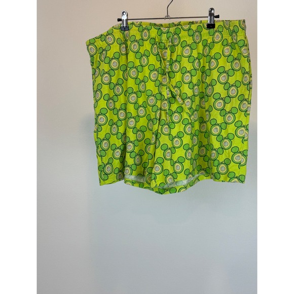 Disney Other - Disney Mickey Mouse Avocado Pajama Shorts‎ Mens XXL Green All Over Print Lounge
